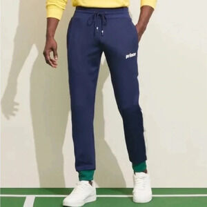 NWT Prince Pickleball Ponte Pants Slim Joggers Navy Blue Size Large